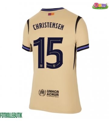Barcelona Andreas Christensen #15 Bortatröja Kvinnor 2025-26 Kortärmad